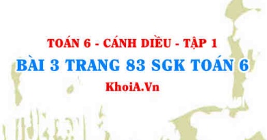 Bài 3 trang 83 SGK Toán 6 tập 1 Cánh Diều